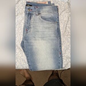NWOT True Religion Geno Relaxed Slim Denim Jeans 36x32